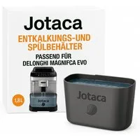 Jotaca Tropfschale Entkalkungs - Behälter, für Kaffeeautomat, Kaffeeevollautomat, Kaffeemaschine, Espressomaschine, (1-St., passend für Delonghi ECAM Magnifica EVO), für den optimierten Entkalker Vorgang