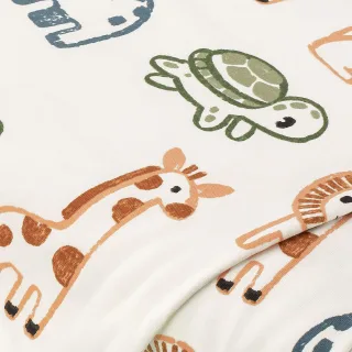 Sweat / French Terry "Little Friends", weiß-color