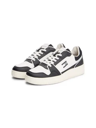 Tommy Jeans Sneaker "TJM RETRO BASKET", Freizeitschuh, Halbschuh, Schnürer mit Kontrast-Details