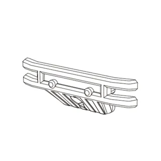 MJX 14209 RC Car Front/Rear Anti-Collision Spart Parts 14100B 14110B