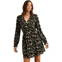 Love & Roses Minikleid Love & Roses Minikleid mit V-Ausschnitt, Regular (1-tlg)
