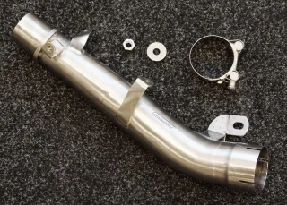 Bodis Ersatzrohr Vorschalldämpfer Edelstahl Kawasaki ZX-10R Bj. 2016-2018