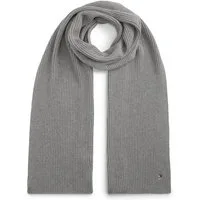 Tommy Hilfiger Strickschal TH FLAG PIMA COTTON CASH SCARF, mit Logostickerei, mit Kaschmiranteil Unisex