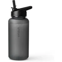 Vinsun Trinkflasche Sportflasche mit Strohhalm 1L - Wasserflasche Tritan auslaufsicher, BPA frei, Bruchsicher, geruchs- & geschmacksneutral, geringes Gewicht