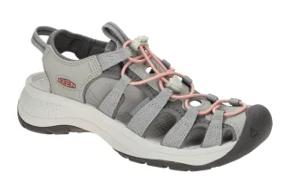 Keen Astoria West Damen Outdoor Sandalen - 1023589 KEEN - Grau/Coral