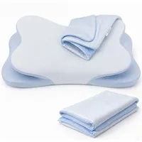 Esun Kopfkissen Nackenstützkissen, Schlafkissen, Nackenkissen, Seitenschläferkissen, Füllung: Kissenbezug besteht aus 18% Elasthan und 82% Nylon, Rückenschlafer, Bauchschlafer, Seitenschlafer, Kissen vom OEKO-TEX® und CertiPUR Getestet, für Seiten Rü