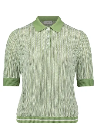 CARTOON - Strickpullover Khaki/White - Gr. - 44