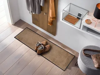 Monocolour Taupe wash + dry Matte | Größe: 35x120cm