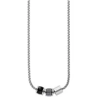 Bruno Banani Kette mit Anhänger Schmuck Geschenk Edelstahlkette mit runden Elementen
