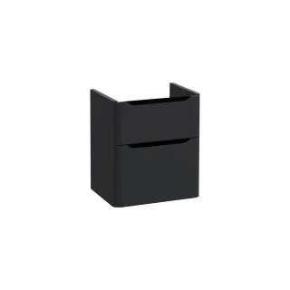 VitrA New Integra Round Waschtischunterschrank mit 2 Vollauszügen 57 x 45 x 65 cm Matt,70007 70007