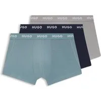 HUGO Trunk TRUNK TRIPLET PACK (Packung, 3-St) mit Logoschriftzug auf dem Bund