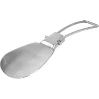 Lantelme Schuhlöffel aus Edelstahl Klappbar Reise Schuhanzieher Metall mini für Tasche (1-tlg), Aufgeklappt 13cm, eingeklappt nur 8cm, Passt perfekt in jede Tasche