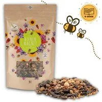 HappySeed Blumensamen Blumenwiese Samen für eine bunte Bienenweide - Farben. Wildblumensamen, 0.2 kg, Bienenfreundlich