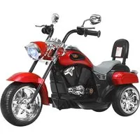 COSTWAY Elektro-Kindermotorrad, 6V mit Hupe & Vor-und Rückwärtsschalter