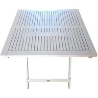 Sedex Gartentisch Klapptisch Linus 70x70 cm weiß gewischt, Klappfunktion