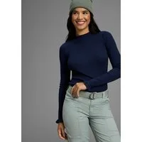 KangaROOS Langarmshirt mit femininer Rüschenkante