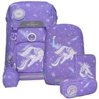 Beckmann Schulranzen Classic (6tlg., inkl. Sportrucksack, Federmäppchen, Schlamperrolle und Buttons)