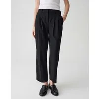 OPUS PANTS Stoffhose LESSIEH mit Komfortbund Ankle, Recycled Polyester, elastischer Gummibund hinten