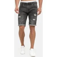 Indicode Jeansshorts Herren Caden Jeans Shorts Herrenshorts mit 5 Taschen, Denimstyle
