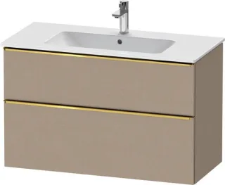 Duravit D-Neo Waschtischunterbau wandhängend Leinen Matt 1010x462x625 mm - DE4363034750000 DE4363034750000