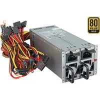 SST-GM600-2UG-V2, PC-Netzteil silber, redundant, 600 Watt