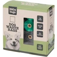 Montegoni Hundekotbeutel Hundekotbeutel 320 Stück 16 Rollen recycelt Gassibeutel, Recycelt 320 Stück 16 Rollen praktische Hundekotbeutel hygienisch