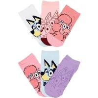 Bluey Sneakersocken Kinder Mädchen Sneaker Socken 6er Pack (6-Paar)