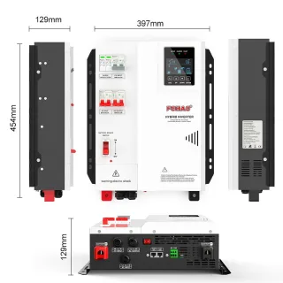 [EU Direct] FCHAO 030KHP 24V/48V 4.4kW/5.5kW Pure Sine Wave Solar Inverter with Wifi Connector, MPPT Charge Controller &