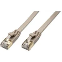 CAPTIVA Kabel Patchkabel CAT 8 Kabel für Netzwerk, LAN und Ethernet 2m grau Computer-Kabel