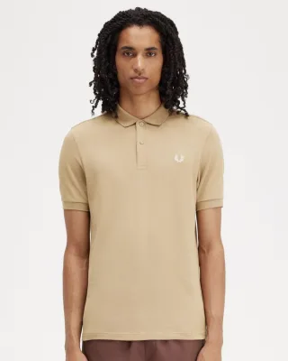 Fred Perry Herren Polohemd mit schlichter Signatur