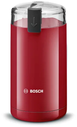 BOSCH Kaffeemühle "TSM6A011R, Edelstahl-Schlagmesser, Sicherheitsfunktion," 180 W Schlagmesser 75 gBohnenbehälter 180 W, 75g Bohnenbehälter, elektrisch, rot