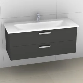 Artiqua 414 Waschtischunterschrank für Venticello 4104CG, Anthrazit Glanz, 414-WU2L-V113-7065-51 414-WU2L-V113-7065-51
