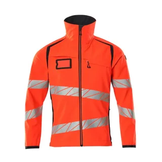 MASCOT Herren Softshell Jacke ACCELERATE SAFE Hi-vis Rot / Schwarzblau 4XL - 19002-143-22210-4XL