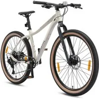 Bikestar Mountainbike 27.5 Zoll, ab 164 cm, Aluminium, Damen, Herren, 9 Gang Shimano RD-U4000 Schaltwerk, Kettenschaltung, Scheibenbremse, Rahmen 43.2 cm, Hardtail