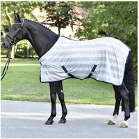 BUSSE Pferde-Fliegendecke Busse Transport-Fliegendecke Stripe - silver (navy)
