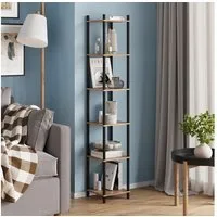 Vicco Eckregal Bivio, Goldkraft Eiche/Anthrazit, 30 x 163.5 cm 6 Ablageflächen, 1-tlg.