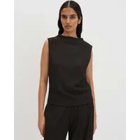 someday Shirttop Kharlie aus Jersey mit Crinkle-Effekt Mit Crinkle-Effekt und fließender Silhouette