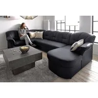DOMO collection Wohnlandschaft Papenburg, zeitlose Rückensteppung, elegante Formensprache, U-Form, in großer Farbvielfalt, wahlweise mit Bettfunktion