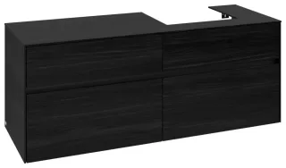 Villeroy & Boch Waschtischunterschrank Collaro C075B0 1400x548x500mm m. Bel. 4 Ausz. Waschtisch re B C075B0AB