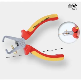 Brilliant Tools VDE Abisolierzange, 160 mm - BT068014
