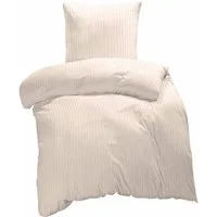 One Home Bettwäsche Musselin Malou, Musselin, 2 teilig, Komfort, weiche Baumwolle für Sommer und Winter geeignet