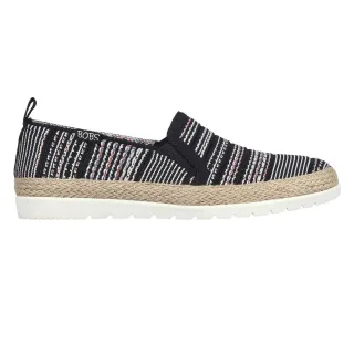 Skechers - "Twin Gore" Espadrillen für Damen, gewebter Stoff, Zum Anschlüpfen (Schwarz)