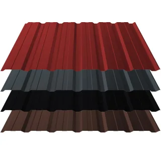 Trapezblech T18+ | Wand | 0,60 mm | Aluminium | 25 µm Stucco