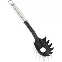 Leifheit Servierlöffel Spaghettilöffel Nylon, Edelstahl, hitzebeständiges Nylon bis 160°C, Aufhängeöse