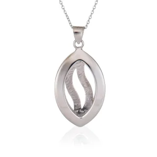 Orphelia Damen-Kette aus 925er Sterlingsilber mit Anhänger – Silber ZH-4706