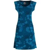Vishes Tunikakleid Kurzarm Damen Sommer-Kleid Longshirt-Kleid Tunika-Kleid Mini-Kleid Hippie, Boho, Goa Style