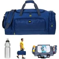 ELEPHANT Sporttasche groß Saunatasche Reisetasche Trainer XL 69 cm, 55 Liter Gym Tasche Fußballtasche XXL + Trinkflasche