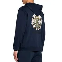 roberto cavalli Kapuzensweatjacke Firenze Lynx RC Logo Herren Kapuzen-Sweatshirt Hoodie Kapuze mit Kordelzug, Reißverschluss, Fronttaschen für Komfort