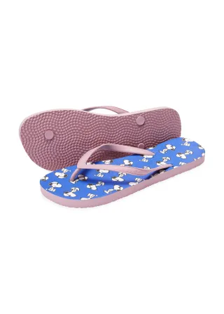 Coole Flip Flops mit Snoopy-Motiven blau - Gr. - ONE SIZE