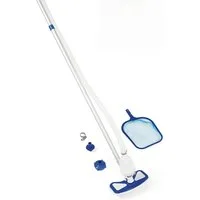 Bestway Pool Bestway Pool-Reinigungsset mit Vakuum-Sauger und Kescher, Für saubere Pools, einfache Handhabung